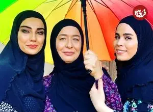 عکس| سفر زمان؛ «آزیتا حاجیان» 30 ساله در کنار دختر یک ساله‌اش «ملیکا»؛ سال 66