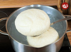 (ویدئو) فرایند پخت یک نان ساده با 700 گرم آرد به سبک آشپز لهستانی 