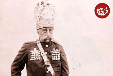 عکس؛ سفر در زمان؛ «مظفرالدین‌شاه سوار بر سه‌ چرخه عجیب اش»؛ دهه 1270