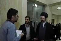 تصاویر| سفر در زمان؛ «سیدمجتبی خامنه ای» در راهپیمایی روز قدس؛ سال 98