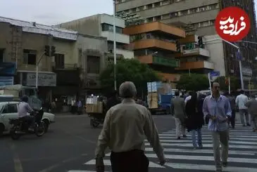 عکس| سفر زمان؛ «چهارراه استانبول تهران» رو به شمال؛ سال 1337