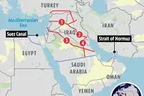 تصاویر| مسیرهای موجود و در حال ساخت انتقال نفت و گاز در خاورمیانه که تنگه هرمز را دور می‌زنند