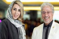 عکس| سفر در زمان؛ «علیرضا خمسه و مراورید پورشفیقی» در مراسم عروسی شان؛ سال 73