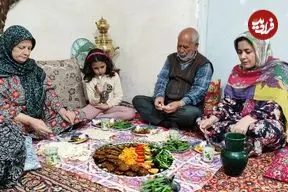 ببنیید| غذای روستایی در ایران؛ پخت کوفته کباب سنتی 