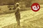 عکس| سفر زمان؛ دو کشاورز در جادۀ رشت-تهران در دوران قاجار