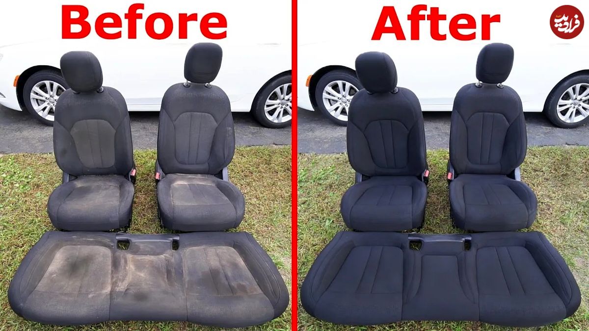 (ویدئو) چگونه صندلی های پارچه ای و چرمی خودرو را فوق العاده تمیز کنیم؟