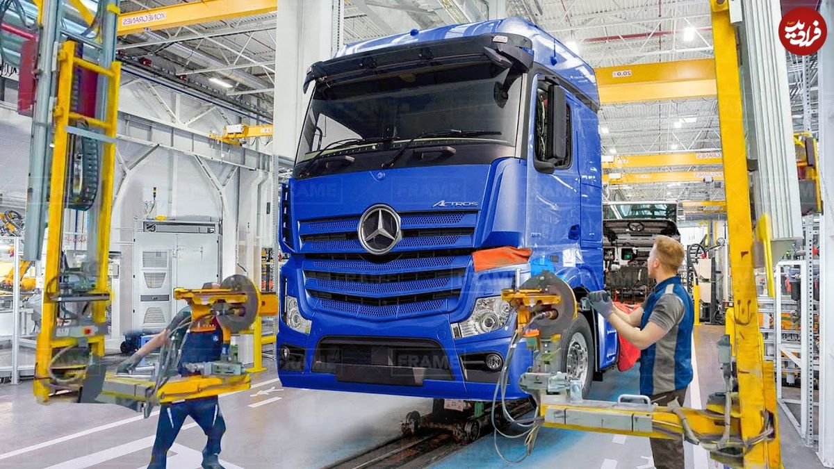 ببینید؛ نگاهی به خطوط تولید دو کامیون محبوب؛ دایملر Actros و ولوو FH