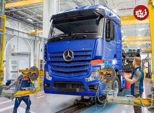 ببینید؛ نگاهی به خطوط تولید دو کامیون محبوب؛ دایملر Actros و ولوو FH