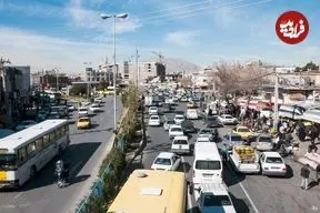 عکس| سفر به ایران قدیم؛ منظرۀ شهر «کازرون» در دوران قاجار