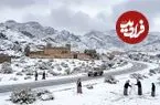 چرا پس از ۳۰ سال در عربستان سعودی برف بارید؟ 