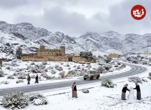 چرا پس از ۳۰ سال در عربستان سعودی برف بارید؟ 