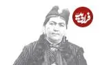 عکس| سفر زمان؛ عکس یادگاری «ملیجک و انیس‌الدوله» کنار صندلی چوبی در حیاط قصر