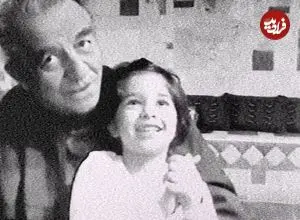 عکس| سفر زمان؛ «دلربا نوذری، نوۀ منوچهر نوذری» بعد از 20 سال در کنار پدرش ایرج