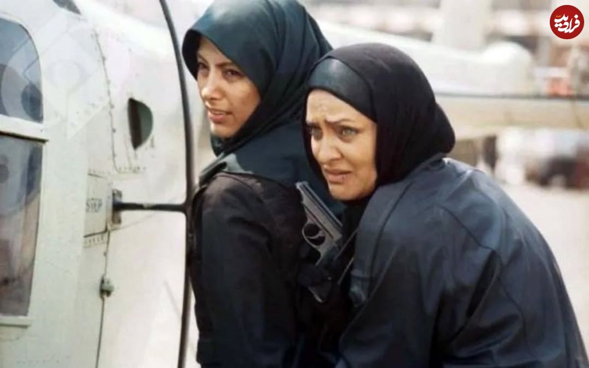 عکس| سفر در زمان؛ «لادن طباطبایی» در پشت صحنه اولین فیلم سینمایی اش؛ سال 1374