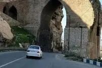 عکس| سفر زمان؛ یک جاده کوهستانی در لرستان در سال 1311