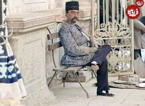 عکس تلفن همراه ناصرالدین شاه دیدنی است