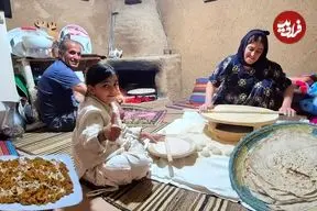 ببینید| غذای روستایی در ایران؛ پخت کشک بادمجان سنتی روی آتش در روستا