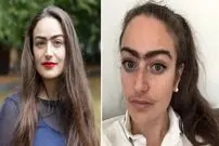این زن با اصلاح نکردن موهای صورتش از قرار با افراد نامناسب جلوگیری می کند