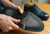 ببینید| یک ترفند ساده برای تعمیر کف کفش پاره شده با سیم مفتول 