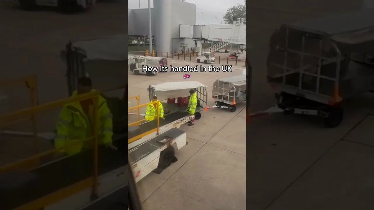 (ویدئو) چمدان ها در فرودگاه کشورهای مختلف چگونه حمل می شوند؟