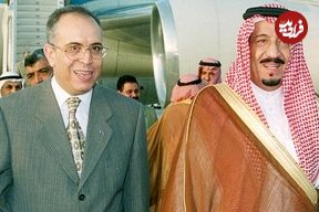 عکس؛ سفر در زمان؛ «ملک سلمان، پادشاه عربستان» در 51 سالگی با شمشیر؛ سال 1365