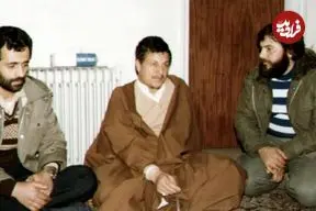 عکس| سفر در زمان؛ «هاشمی رفسنجانی» در کنار یاسر عرفات، بهشتی و منتظری؛ بهمن 57