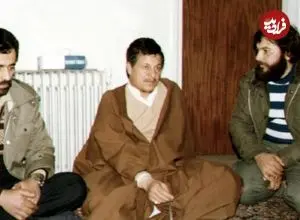 عکس| سفر در زمان؛ «هاشمی رفسنجانی» در کنار یاسر عرفات، بهشتی و منتظری؛ بهمن 57