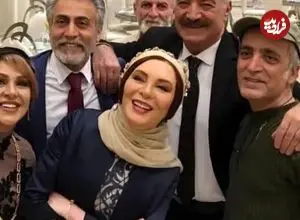 عکس| سفر زمان؛ «افسانه بایگان» 33 ساله با چادر در کنار «جمشید مشایخی»؛ سال 73