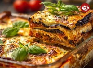 ببینید؛ طرز تهیه لازانیای بادمجان توسط آشپز مشهور ایتالیایی