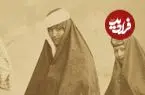 عکس| سفر زمان؛ یک خانوادۀ ایرانی با «فانوس کاغذی» در دوران قاجار