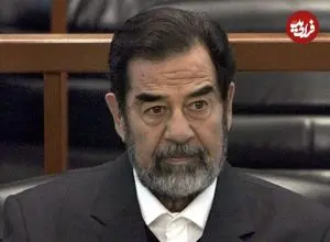 عکس؛ سفر در زمان؛ «صدام حسین» در جریان یک سخنرانی در بغداد؛ سال 1358