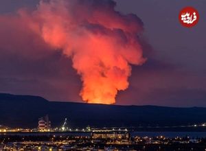 (تصاویر) ایسلند در حال تغذیه یک هیولای واقعی در زیر ماگما