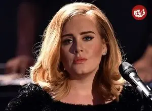 عکس| سفر در زمان؛ «ادل» در 21 سالگی و در یک مراسم در لندن؛ سال 1388