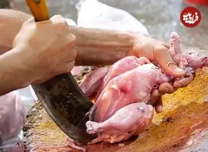 ببینید| غذای خیابانی در هند؛ پخت یک غای محبوب با مرغ در کشمیر