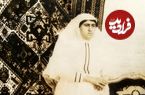 عکس؛ سفر در زمان؛ «نورالسلطنه دختر مظفرالدین شاه در کنار همسرش»؛ دهه 1290