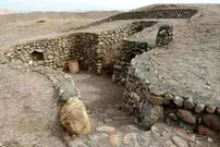 (عکس) روستایی در بهاباد که مردم اش از زیر زمین بیرون می‌آمدند