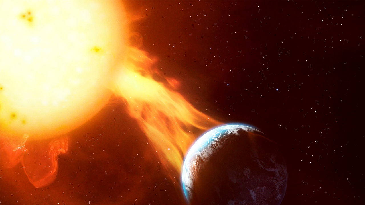 (ویدیو) نگاهی به پایان دنیا؛ زمانی که خورشید زمین را فرو خواهد برد!