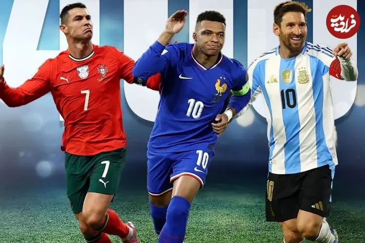 مقایسه عملکرد کیلیان امباپه در ۲۷ سالگی با کریستیانو رونالدو و لیونل مسی در این سن