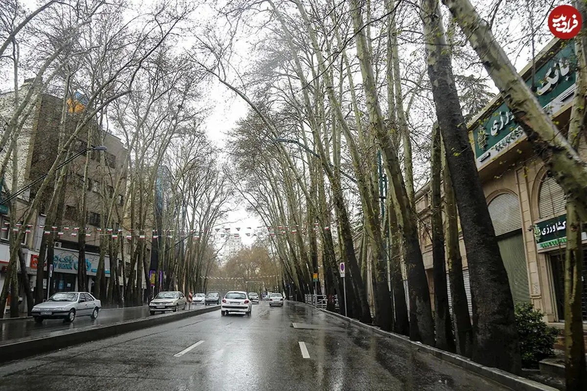 عکس| سفر در زمان؛ «خیابان ولیعصر تهران، وقتی هنوز خاکی بود»؛ دهه 1300