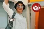 عکس| سفر زمان؛ «افسانه بایگان» 34 سال قبل در حیاط زندان؛ سال 71