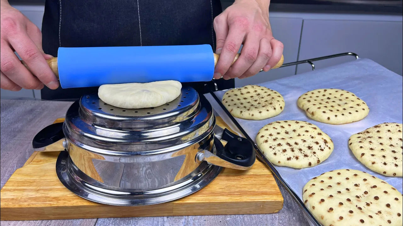 (ویدئو) نحوه درست کردن یک نان خوشمزه توسط آشپز آلمانی در ده دقیقه