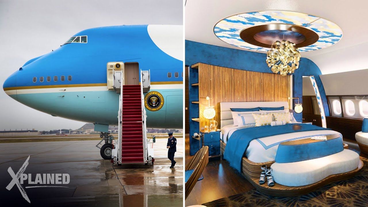 (ویدئو) فضای داخلی و امکانات جالب هواپیمای فوق سری رئیس جمهور آمریکا