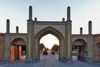 عکس| سفر زمان؛ نقاشی آبرنگ یک آمریکایی از یکی از دروازه‌های تهران قدیم؛ حدود یک قرن قبل