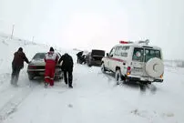 (عکس) بارش شدید برف بهاری در روز عید فطر