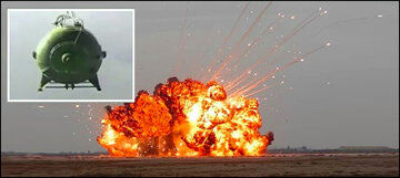 ( عکس) قوی‌ترین بمب‌های متعارف چین، روسیه و آمریکا؛ مادر و پدر همه بمب‌ها!