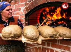 ببینید| غذای روستایی در آذربایجان؛ پخت اردک پیچیده شده در گِل و در تنور