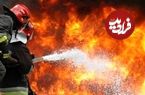 ببینید؛ اولین تصاویر از آتش‌سوزی برج زمرد تبریز منتشر شد