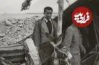 عکس| سفر زمان؛ «مقنی یزدی و الاغش» در کنار چاه قنات؛ 75 سال قبل