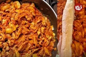 ببینید| طرز تهیه ساندویچ سوسیس بندری با مرغ