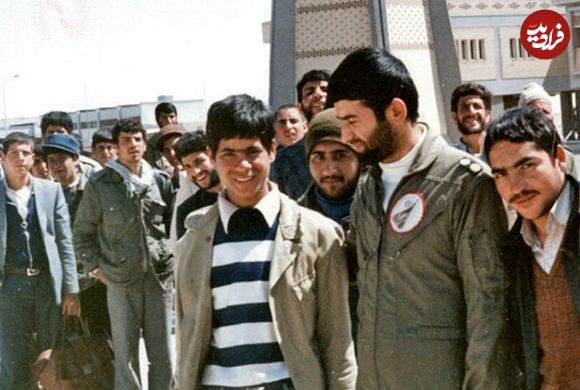 عکس؛ سفر در زمان؛ «شهید بابایی» در کنار «صیاد شیرازی»؛ سال 60